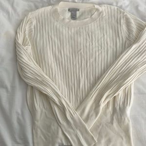 H&M Cream Lightweight Sweater